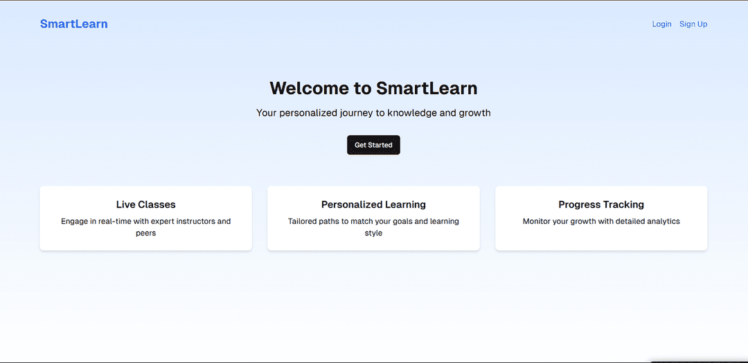 Smart E-Learning Platform